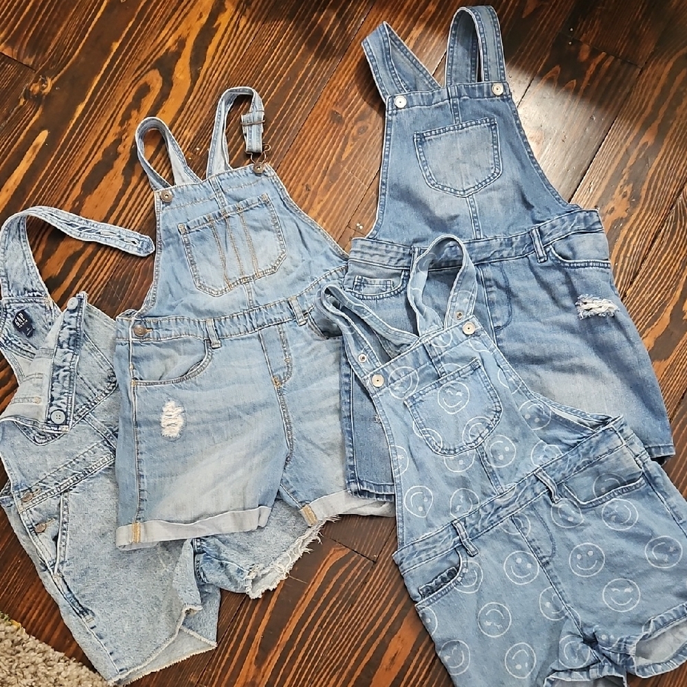 Place Light Blue Denim Overalls